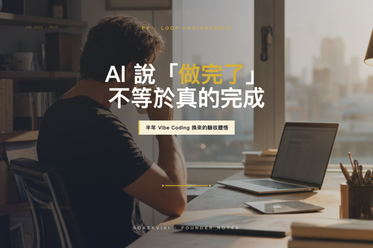 Loop Engineering 封面 — Vibe Coding 半年體悟