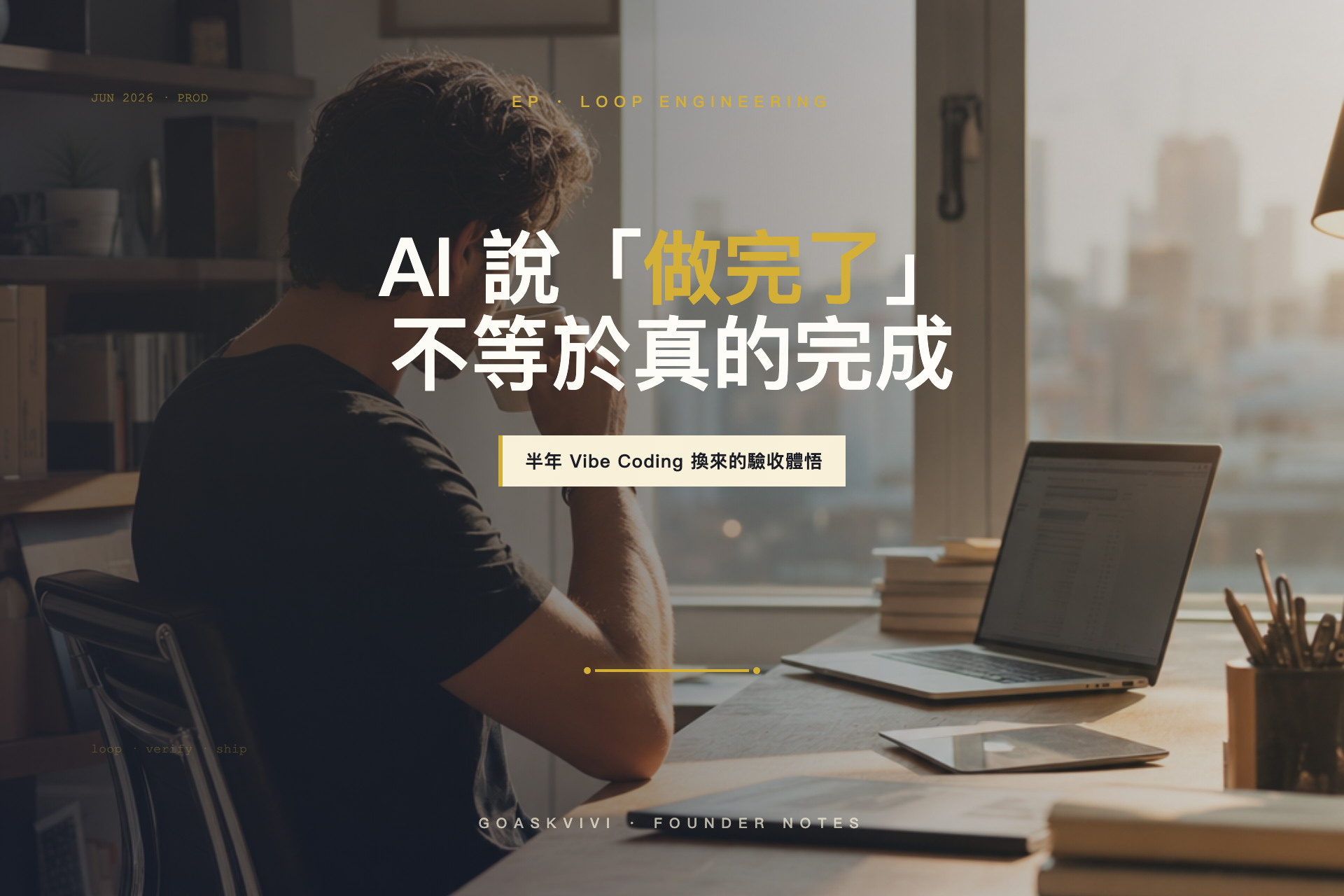 Loop Engineering 封面 — Vibe Coding 半年體悟